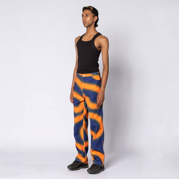 Double Rainbouu AMNESIA BLUE PARTY PANTS