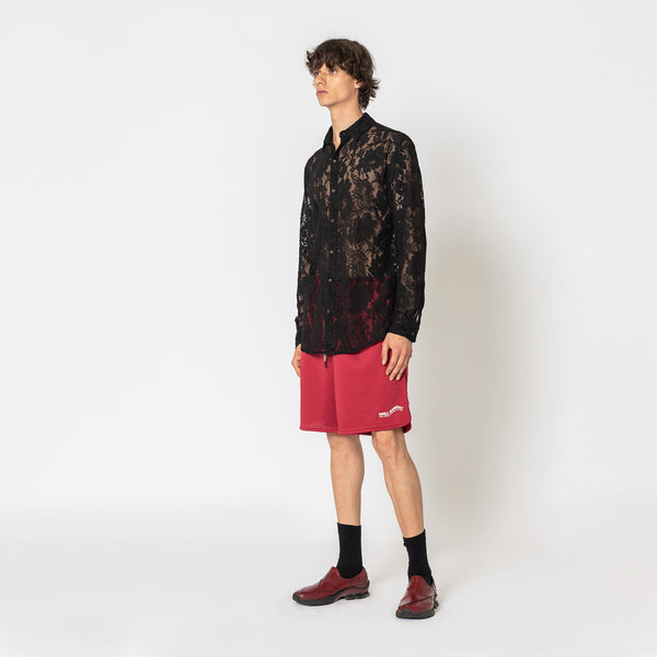 Double Rainbouu BLACK LACE SUNDOWN SHIRT