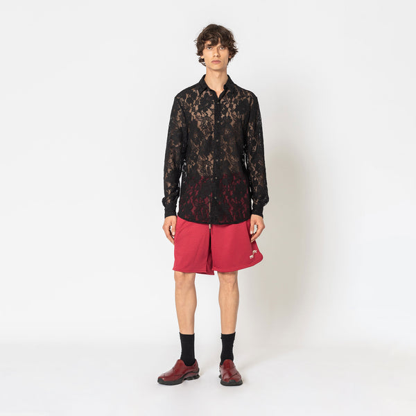 double rainbouu BLACK LACE SUNDOWN SHIRT