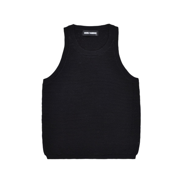 Double Rainbouu BLACK MESH TANK