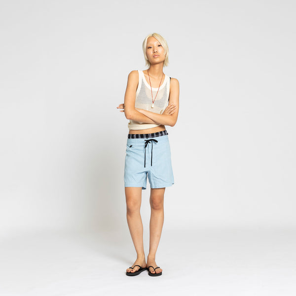 Double Rainbouu CREAM MESH TANK