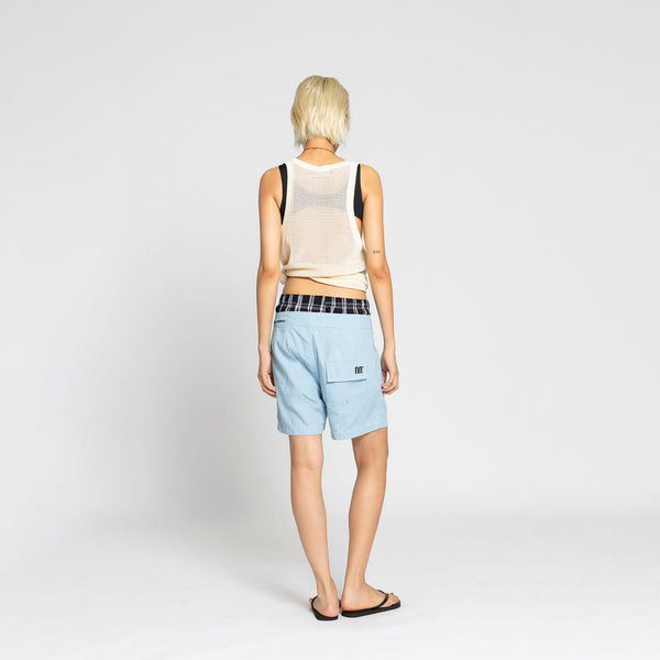 Double Rainbouu CREAM MESH TANK