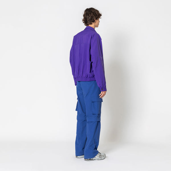 Double Rainbouu ELECTRIC BLUE CARGO ZIP PANT