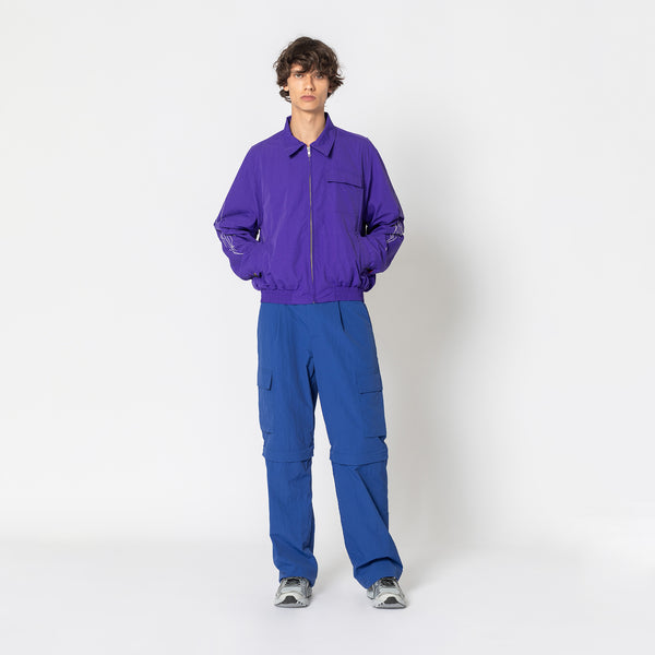 double rainbouu ELECTRIC BLUE CARGO ZIP PANT