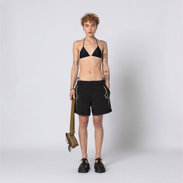 Double Rainbouu FAST CAR POOL SHARK SWIM SHORTS