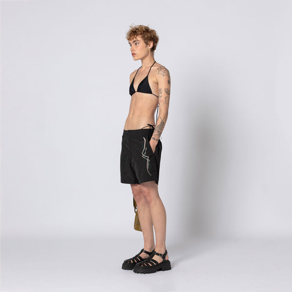 Double Rainbouu FAST CAR POOL SHARK SWIM SHORTS