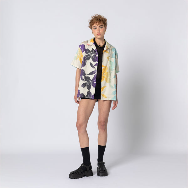 double rainbouu FUTURO BEACH HAWAIIAN SHIRT