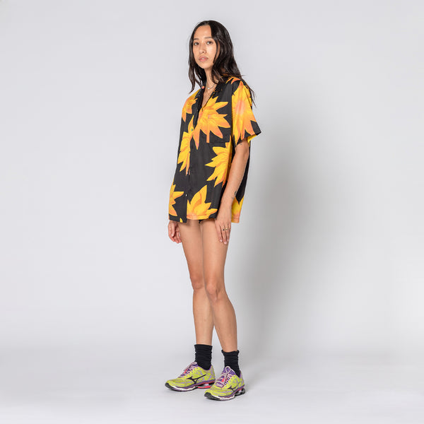 Double Rainbouu GOLD LOTUS HAWAIIAN SHIRT