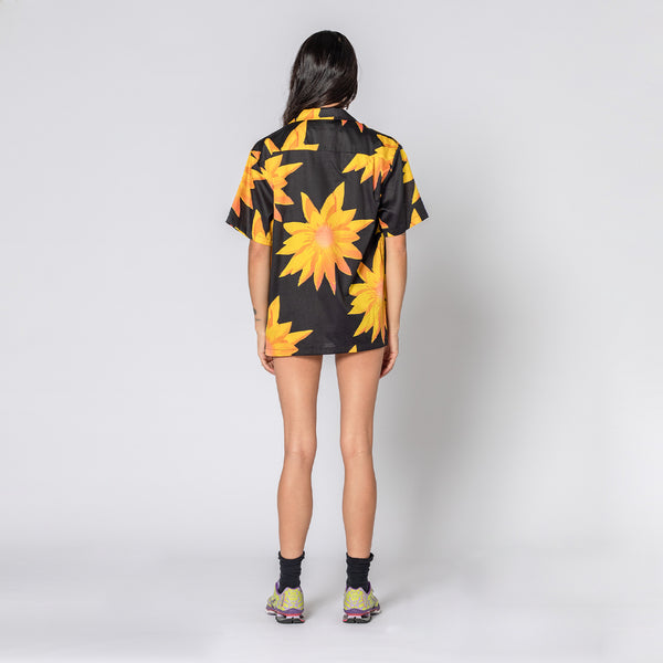 Double Rainbouu GOLD LOTUS HAWAIIAN SHIRT
