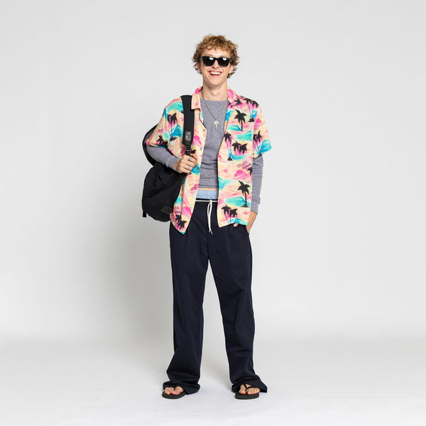 double Rainbouu MALIBU SPRAY HAWAIIAN SHIRT