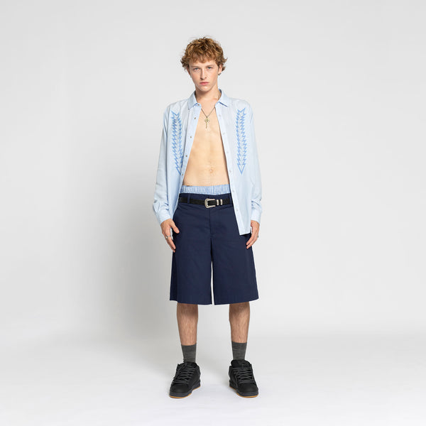 Double Rainbouu NAVY LONG SHORT