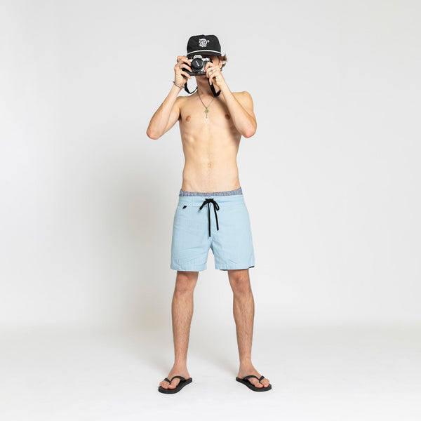 double rainbouu PALE CHAMBRAY SURF SCHOOL SHORT