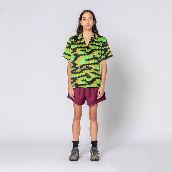 Double Rainbouu SILENT MORNING LIME HAWAIIAN SHIRT