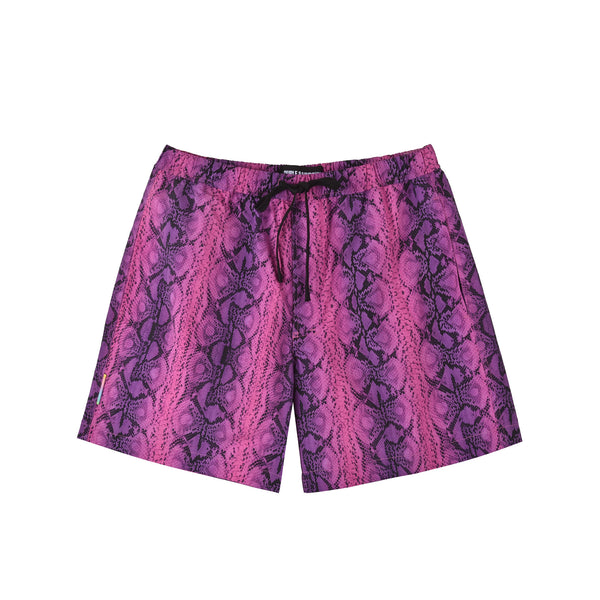 double rainbouu SNAKE EYES PINK NIGHT SWIM SHORTS