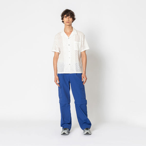 double rainbouu WHITE ANGLAIS HAWAIIAN SHIRT