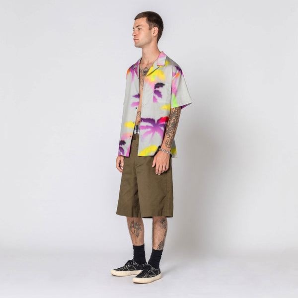 Double Rainbouu WHITE FERRARI HAWAIIAN SHIRT