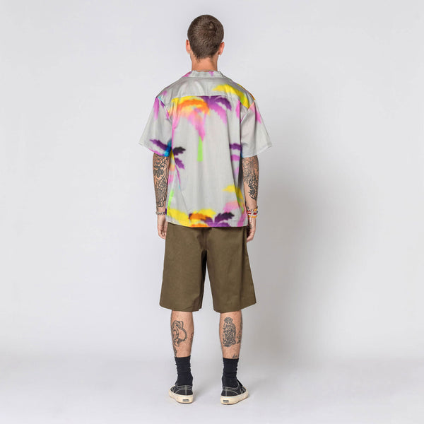 Double Rainbouu WHITE FERRARI HAWAIIAN SHIRT