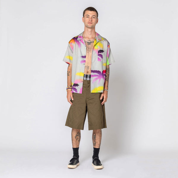 double rainbouu WHITE FERRARI HAWAIIAN SHIRT