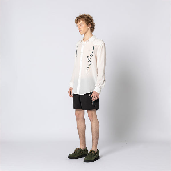 Double Rainbouu FAST CAR LONG SLEEVE WEST WORLD SHIRT