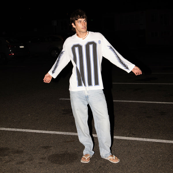Double Rainbouu UU THUNDER LONG SLEEVE ATHLETICISM JERSEY