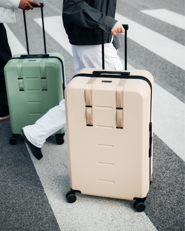 Douchebags Ramverk Check-in Luggage Large Fogbow Beige
