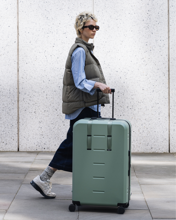 Douchebags Ramverk Check-in Luggage Large Green Ray