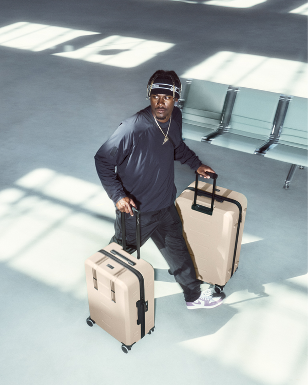 Douchebags Ramverk Check-in Luggage Medium Fogbow Beige