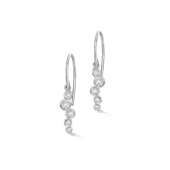 Dower & Hall 18k Diamond Small Cascade Drop Earrings - 0.33ct