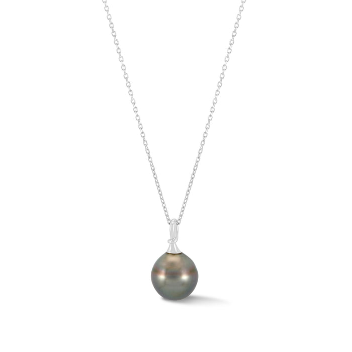 Dower & Hall 9k Gold & Tahitian Pearl Waterfall Pendant