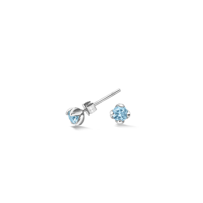 Dower & Hall 14k Gold & Aquamarine Stargazer Studs