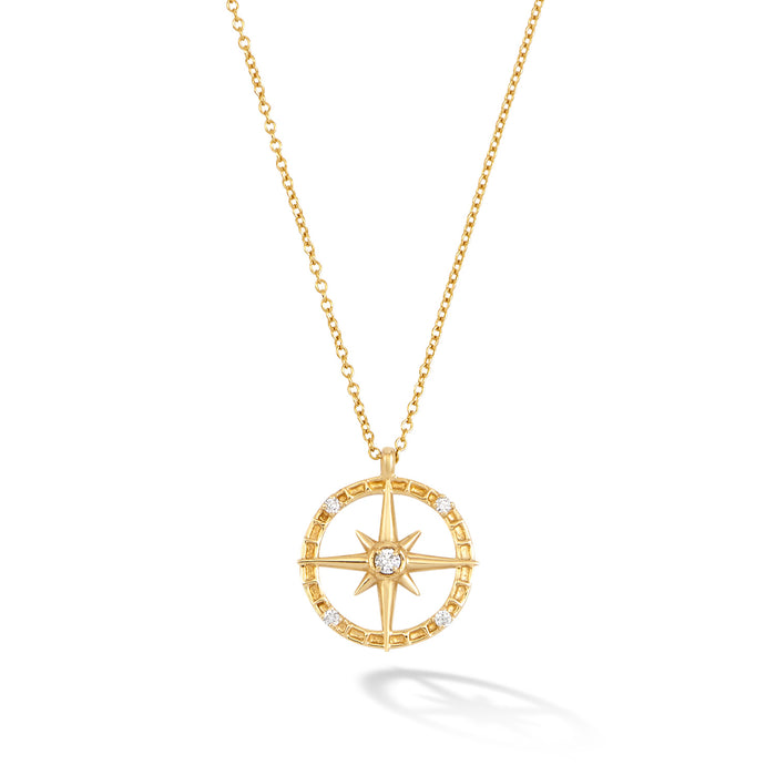 dower & hall 14k Gold & Diamond True North Pendant