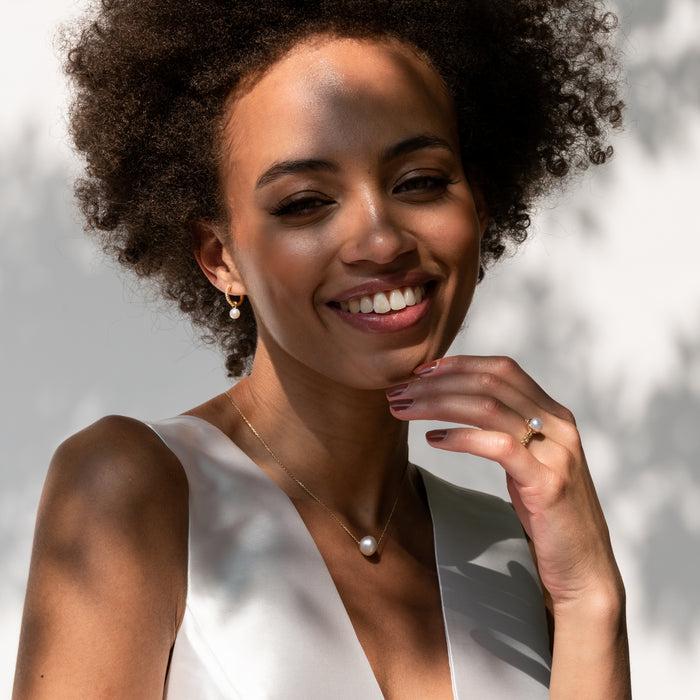 Dower & Hall 14k Gold & Small South Sea Pearl Pendant