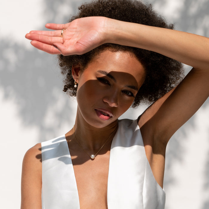 Dower & Hall 14k Gold & Small South Sea Pearl Pendant