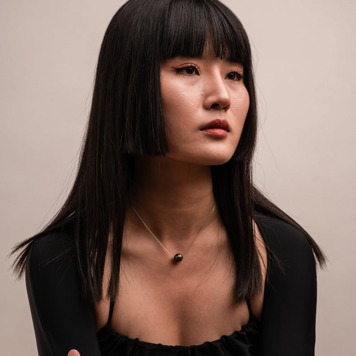 Dower & Hall 14k Gold & Small Tahitian Pearl Pendant