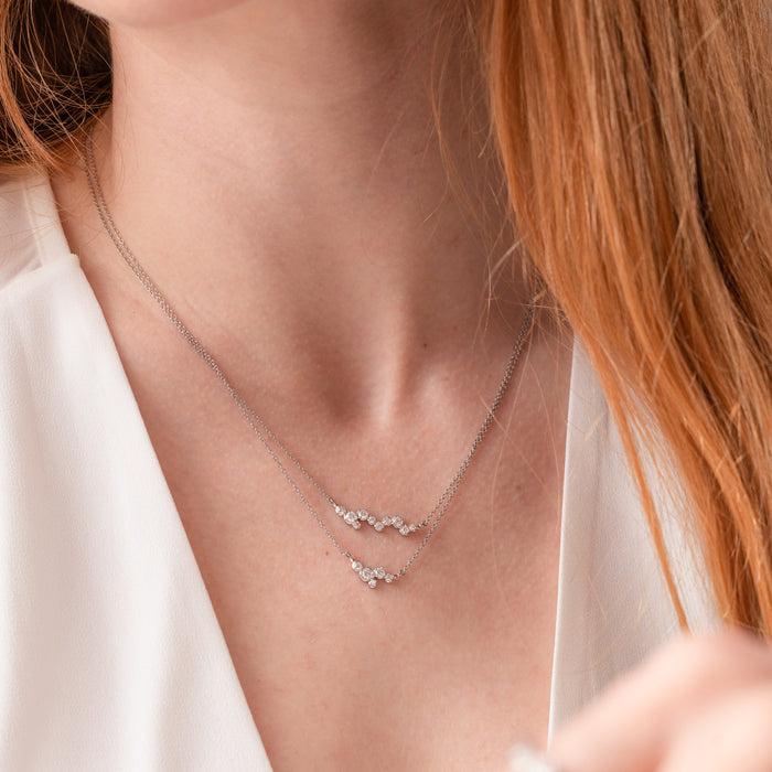 Dower & Hall 14k Gold Stargazer Five Diamond Pendant