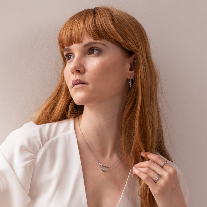 Dower & Hall 14k Gold Stargazer Five Diamond Pendant