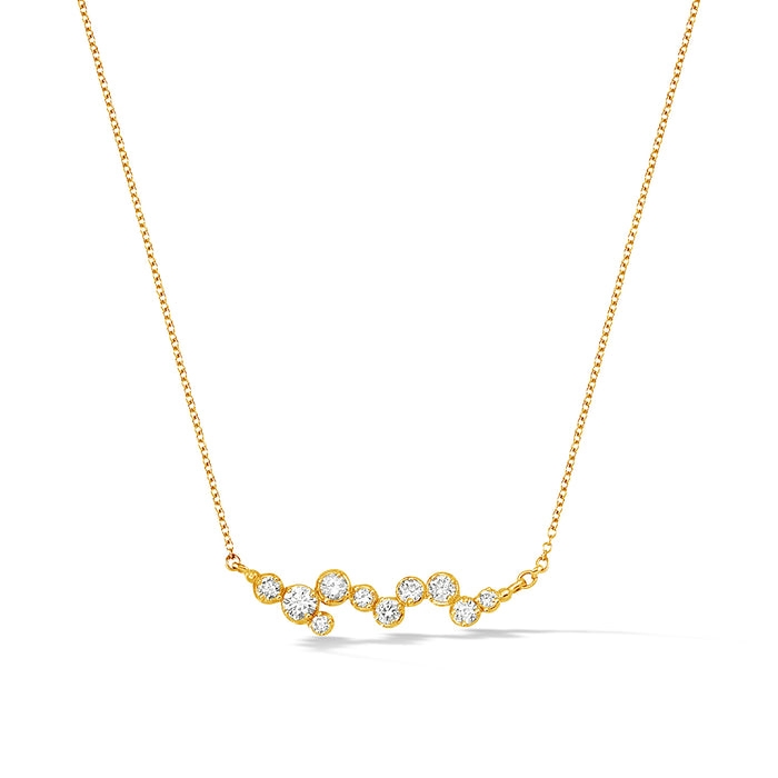 dower & hall 14k Gold Stargazer Ten Diamond Pendant