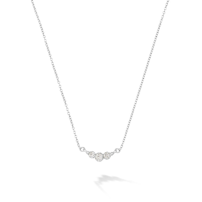 Dower & Hall 14k Gold Stargazer Trio Diamond Pendant