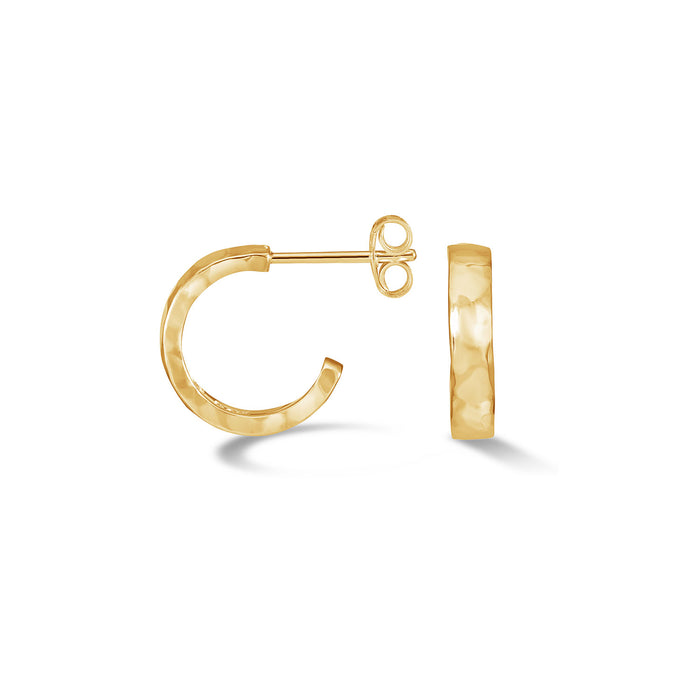 Dower & Hall 14mm Hammered Nomad Hoops