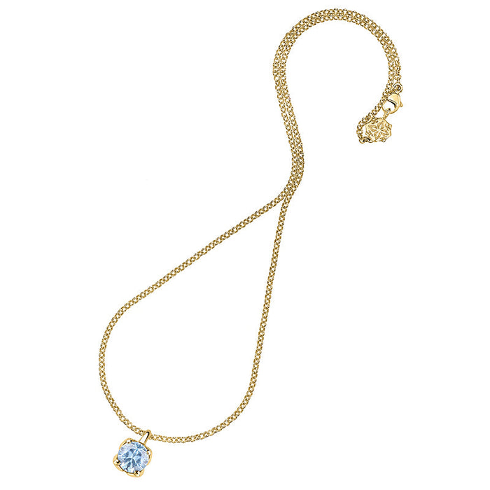 Dower & Hall 18k Aquamarine Stargazer Pendant - 0.90ct