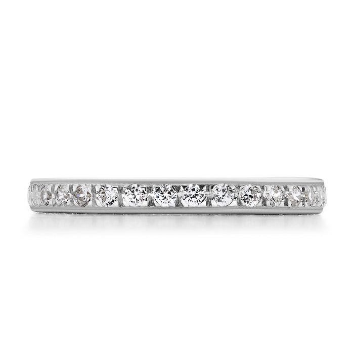 Dower & Hall 18k Exquisite 2.5mm Eternity Band Ring