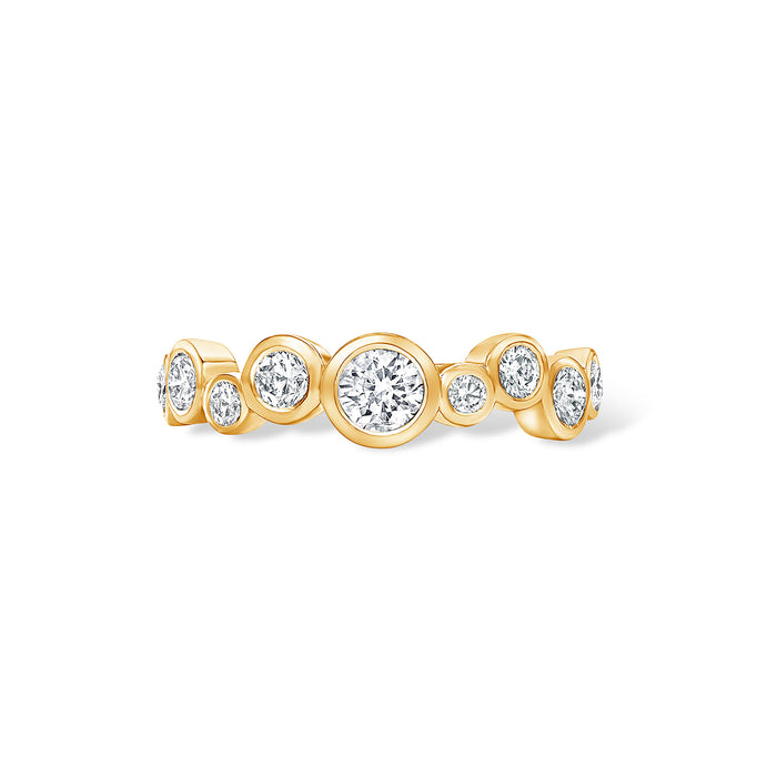 Dower & Hall 18k Gold & Diamond Cascade Ring - 0.75ct