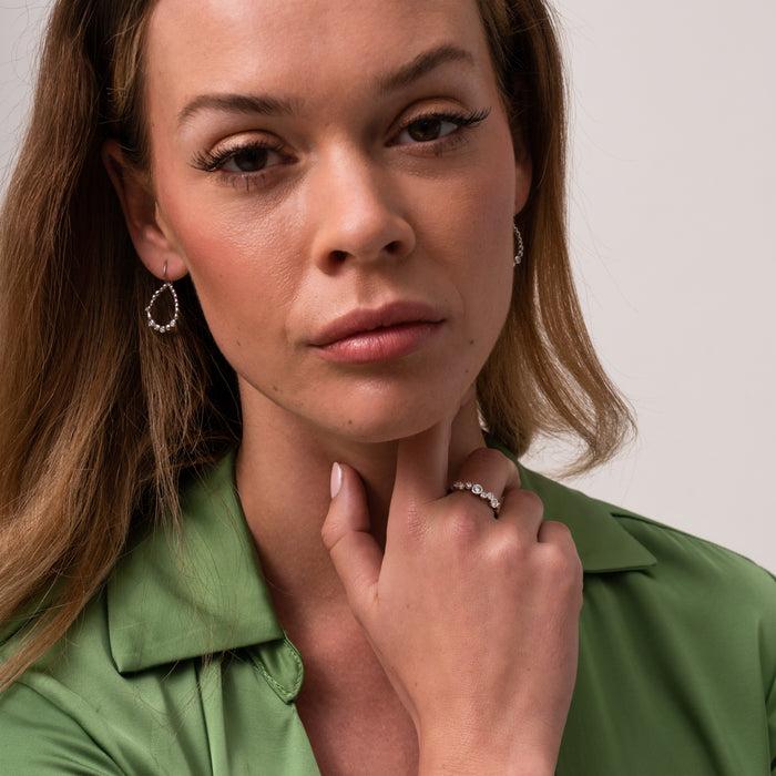 Dower & Hall 18k Gold & Diamond Fine Cascade Ring