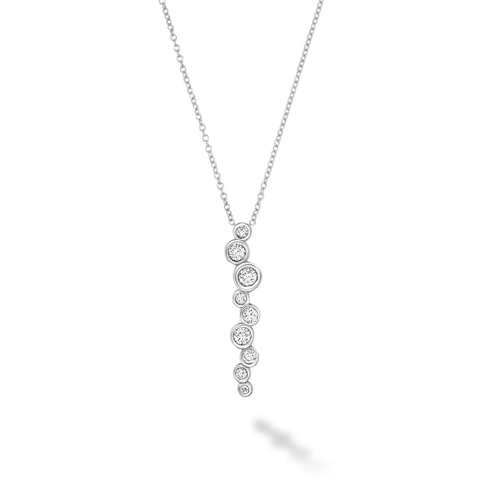 Dower & Hall 18k Gold & Diamond Long Cascade Pendant