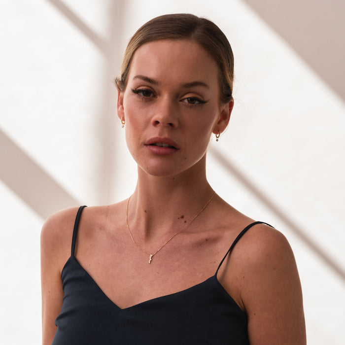 Dower & Hall 18k Gold & Diamond Small Cascade Pendant