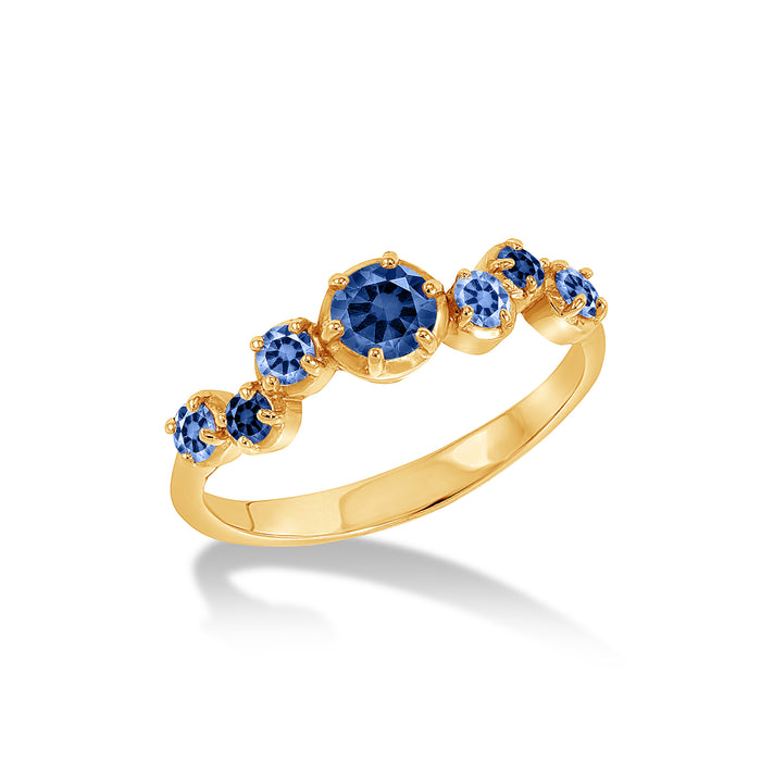 dower & hall 18k Sapphire Stargazer Ring - 0.75ct