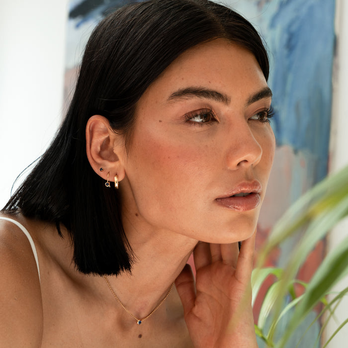 Dower & Hall 3mm Blue Sapphire Orissa Studs