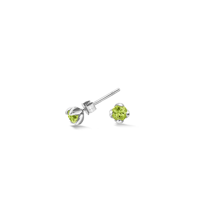 Dower & Hall 4mm Peridot Orissa Studs