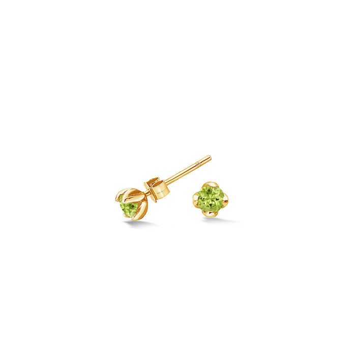 dower & hall 4mm Peridot Orissa Studs