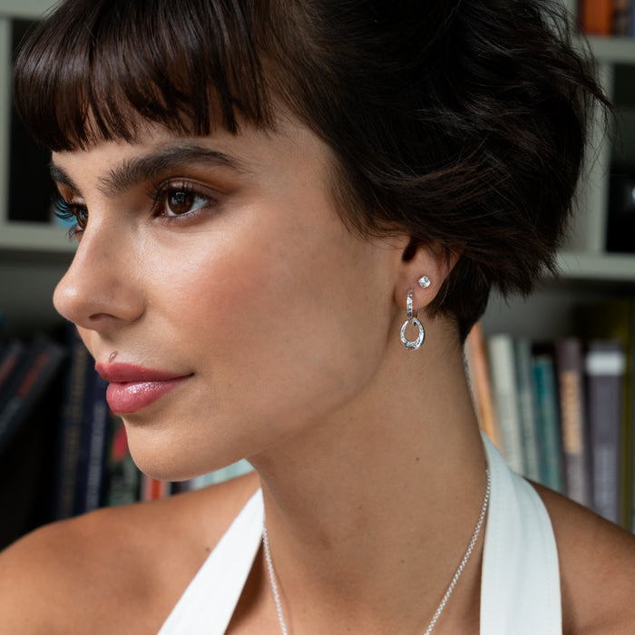 Dower & Hall 4mm White Topaz Orissa Studs